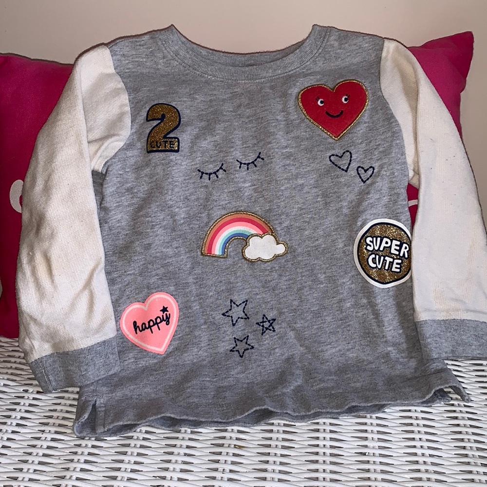 3T Girls long sleeve graphic tee